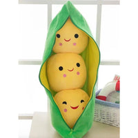 Pea Stuffed Plant Doll High Quality Pea - shaped Pillow Toy 9 inch - ToyTime