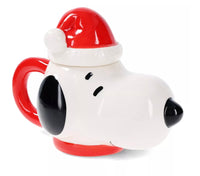 Peanuts Snoopy Santa Molded Mug 14.5oz with Lid - ToyTime