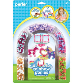 Perler Arch Blister - Rainbow Ponies - ToyTime