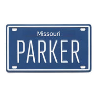 Personalized Mini License Plates Names (A - B) MIssouri - ToyTime