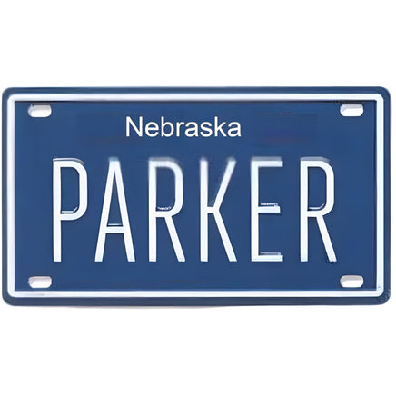 Personalized Mini License Plates Names (A - B) Nebraska - ToyTime