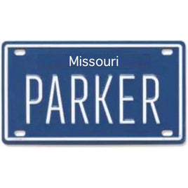 Personalized Mini License Plates Names (P - Z) MIssouri - ToyTime