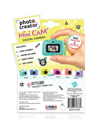 Photo Creator Mini Digital Camera Orange - ToyTime