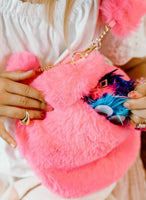 Pinky Promise Furry Fuchsia Purse - ToyTime
