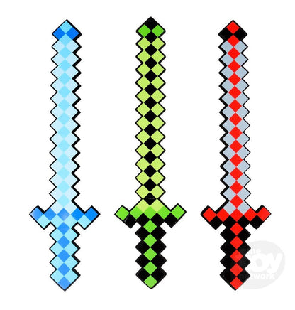 Pixel Foam Sword Minecraft 18 inch - ToyTime