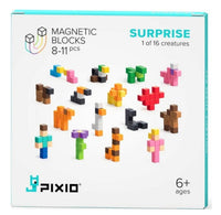 PIXIO Surprise Creatures Magnetic Blocks assortment - ToyTime