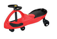Plasma Car Red Body Black Accents Inertia and Movement Powered Ride - ToyTime