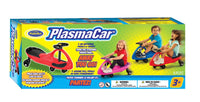Plasma Car Red Body Black Accents Inertia and Movement Powered Ride - ToyTime