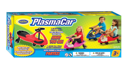 Plasma Car Rose Pink Body Black Accents Inertia and Movement Powered Ride - ToyTime