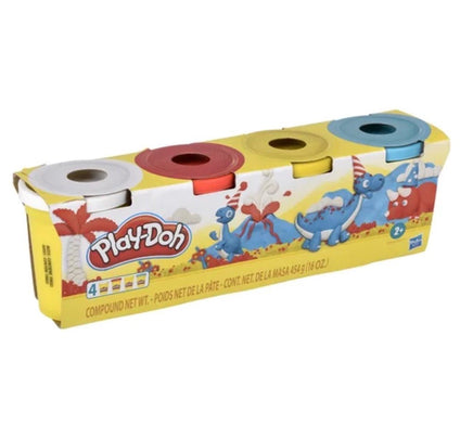 Play Doh Set Purple, Light Blue, Red, and Orange - ToyTime