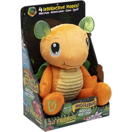 Playskool Glo Friends Wigglebug plush, Wiggle hop stop - ToyTime