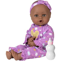 PlayTime Purple Dreams Baby Doll, Doll Clothes & Accessories Set - ToyTime