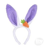 Plush Bunny Ears With Carrot Assortment - ToyTime
