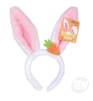 Plush Bunny Ears With Carrot Assortment - ToyTime