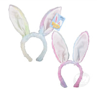 Plush Cotton Candy Bunny Ears - ToyTime