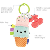 Plushy Pal & Teether - Ice Cream - ToyTime