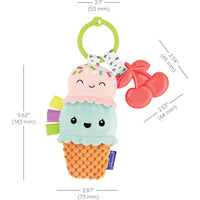 Plushy Pal & Teether - Ice Cream - ToyTime