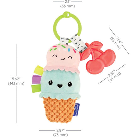 Plushy Pal & Teether - Ice Cream - ToyTime