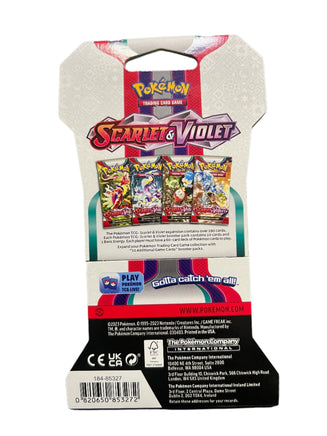Pokemon Scarlet & Violet Blister card Pack - ToyTime
