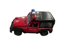 Police Car Pull back die - cast door open function 1:32 - ToyTime