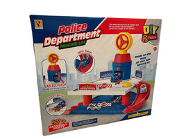 Police Department parking Lot Pretend Play - ToyTime