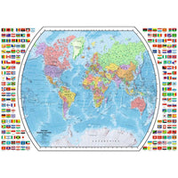 Political world map 1000pc puzzle - ToyTime