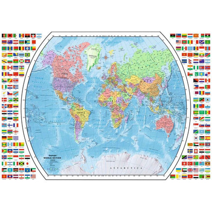 Political world map 1000pc puzzle - ToyTime