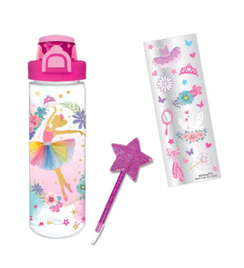 Pop Open Water Bottle with Sticker & Pen - ToyTime