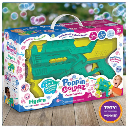 Poppin Colors Hydra Bubble & Water Blaster 2025 - ToyTime