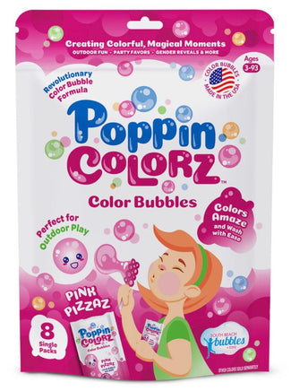 Poppin Colors Pink Pizzaz Bubbles Party Favors - ToyTime