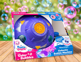 Poppin Colorz Galactic Color Bubble Machine - ToyTime
