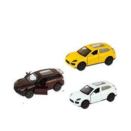 Porsche Cayenne Pull back die cast car, 3 door open function 1:32 - ToyTime