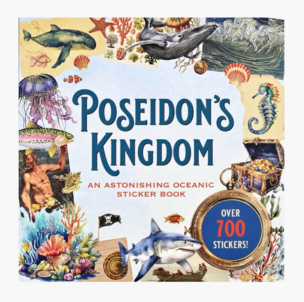 Poseidons Kingdom Sticker Book - ToyTime