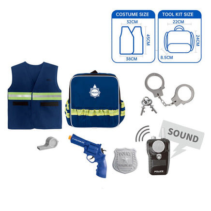 Pretend Play Police Theme Playset - ToyTime