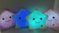 Twinkle Stuffed plush Toys Luminous Night Light Plush Led Star Shape Glowing Pillow