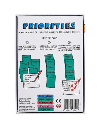 Priorities Party Game - ToyTime