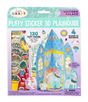 Puffy Sticker 3D Playhouse Unicorn Palace - ToyTime