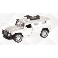 Pull back die - cast metal hummer Top car, door open function 1:32 - ToyTime