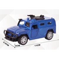 Pull back die - cast metal hummer Top car, door open function 1:32 - ToyTime