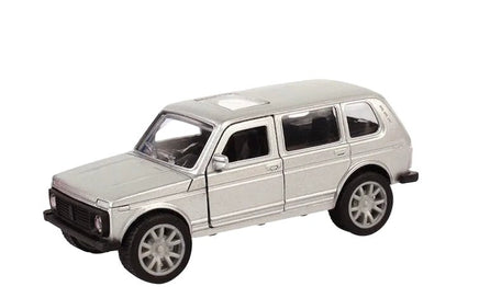 Pull back die - cast metal Jeep car, door open function 1:32 - ToyTime