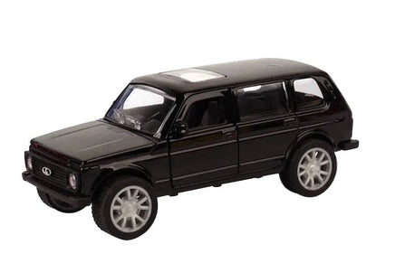 Pull back die - cast metal Jeep car, door open function 1:32 - ToyTime