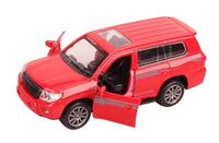 Pull back die - cast metal Land Cruiser 2016 car, door open function 1:32 - ToyTime