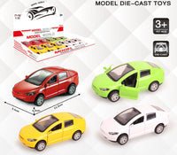 Pull back die - cast Metal Mustang Car door open function 1:32 - ToyTime