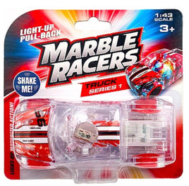Pull Back Marble Racer Pickup Truck Light Up - ToyTime