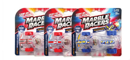 Pull Back Marble Racers Light Up Open Wheel Racer Assortment - ToyTime