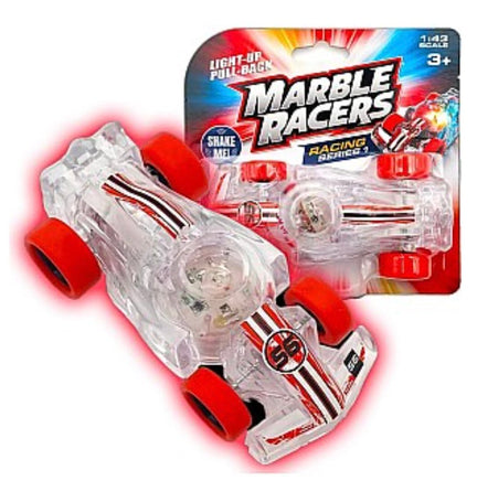 Pull Back Marble Racers Light Up Open Wheel Racer Assortment - ToyTime