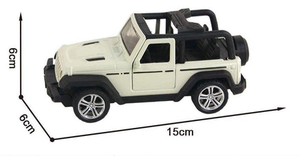 PullBack DieCast Jeep Wrangler open door function 1:28 - ToyTime