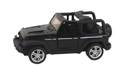 PullBack DieCast Jeep Wrangler open door function 1:28 - ToyTime