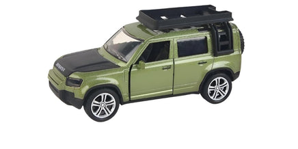 PullBack DieCast Land Rover Defender open door function 1:28 - ToyTime