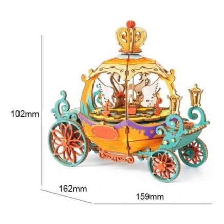 Pumpkin carriage Wooden Puzzle - ToyTime